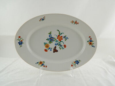 ANTICA RAVIERA GRANDE VASSOIO PIATTO PORCELLANA ART NOUVEAU SUISSE LANGENTHAL