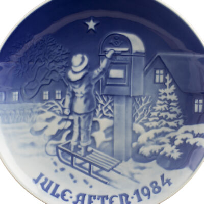 ROYAL COPENHAGEN BING&GRONDAHL PIATTO DI NATALE 1984 ORIGINALE PORCELLANA PRIMA