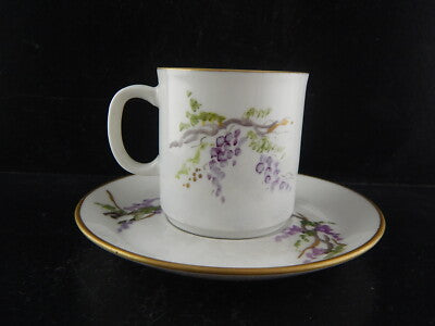 VINTAGE TAZZA CAFFE' PORCELLANA WINTERLING BAVARIA 1979 DIPINTA E FIRMATA #5297