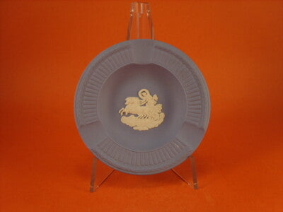 WEDGWOOD PIATTO POSACENERE JASPER AZZURRO