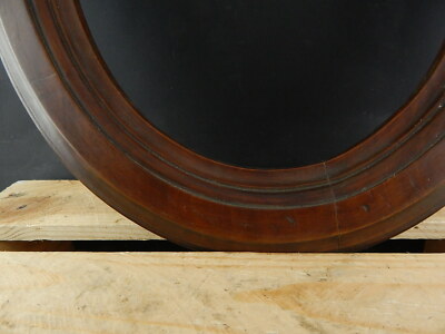 ANTICA CORNICE OVALE LEGNO NOCE MASSICCIO FINE 1800 ANTIQUE WALNUT OVAL FRAME