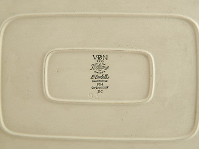 VINTAGE TEGLIA CERAMICA RORSTRAND ELISABETH FAIENCE MID CENTURY OVEN-PROOF DISH