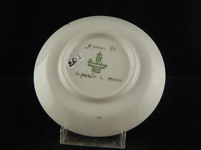 VINTAGE TAZZA CAFFE' PORCELLANA WINTERLING BAVARIA 1979 DIPINTA E FIRMATA #5297