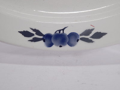 ANTICO PIATTO OVALE RAVIERA PORCELLANA CERAMICA VILLEROY&BOCH METTLACH FINE 1800