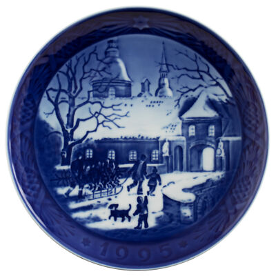 ROYAL COPENHAGEN PIATTO DI NATALE 1995 ORIGINALE PORCELLANA PRIMA SCELTA