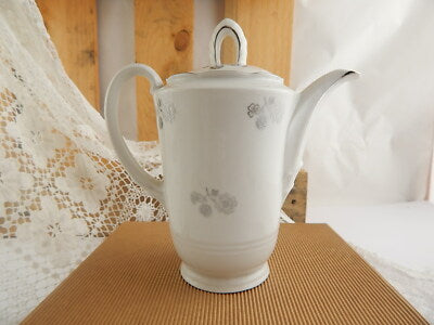 ANTICO SERVIZIO CAFFÈ PORCELLANA ARGENTO MITTERTEICH BAVARIA US ZONE ANNI '40