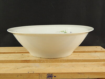 ANTICO 1800 ART NOUVEAU CATINO BROCCA PORCELLANA GINORI DOCCIA GHIRLANDA ROSE