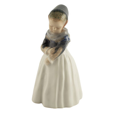 STATUINA PORCELLANA ROYAL COPENHAGEN "Ragazza di Amager" 1251 ORIGINALE PRIMA SC