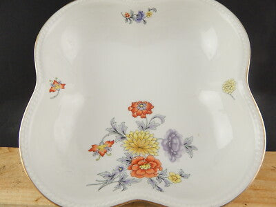 ANTICO SERVIZIO TAVOLA PIATTI PORCELLANA FREIBERG BAVARIA BOUQUET FIORI ESTIVI