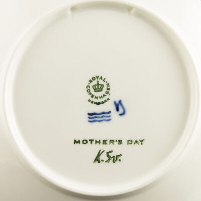 ROYAL COPENHAGEN PIATTO FESTA DELLA MAMMA 1971 ORIGINALE PORCELLANA PRIMA SCELTA