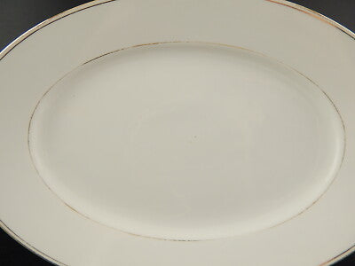 ANTICO VASSOIO RAVIERA PORCELLANA IMPERO ORO ZECCHINO GINORI DOCCIA FINE '800