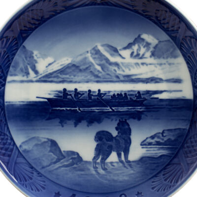 ROYAL COPENHAGEN PIATTO DI NATALE 1968 ORIGINALE PORCELLANA PRIMA SCELTA