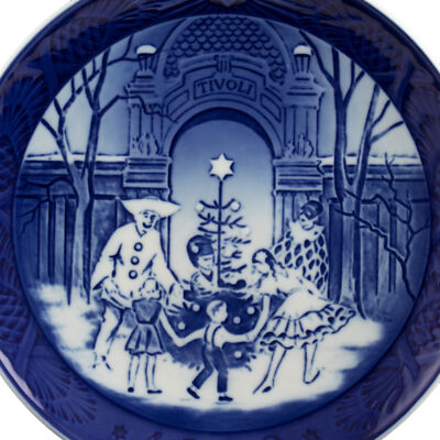 ROYAL COPENHAGEN PIATTO DI NATALE 1990 ORIGINALE PORCELLANA PRIMA SCELTA