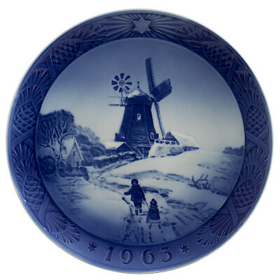 ROYAL COPENHAGEN PIATTO DI NATALE 1963 ORIGINALE PORCELLANA PRIMA SCELTA