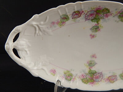 ANTICO VASSOIO RAVIERA PIATTO PORCELLANA GINORI DOCCIA FORMA NAPOLI LIBERTY