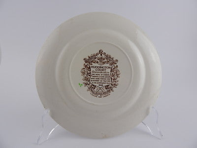 ANTICO PIATTO PORCELLANA 1891 J. & C. MEAKIN ROMANTIC ENGLAND HUDDINGTON COURT