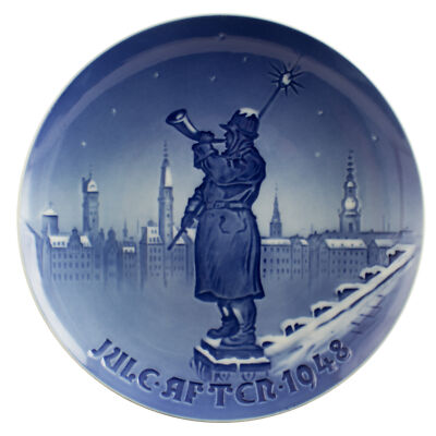 ROYAL COPENHAGEN BING&GRONDAHL PIATTO DI NATALE 1948 ORIGINALE PORCELLANA PRIMA