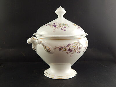 ANTICA LIMOGES HAVILAND ZUPPIERA CENTROTAVOLA PORCELLANA FINE 800 ART NOUVEAU #