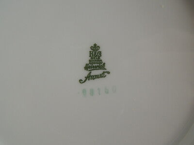 VINTAGE ZUPPIERA CENTROTAVOLA PORCELLANA HEINRICH &CO SELB BAVARIA ANMUT