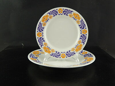 MODERNARIATO ANNI 60 SERVIZIO PIATTI CERAMICA RICHARD GINORI LAVENO DIAMONDSTONE