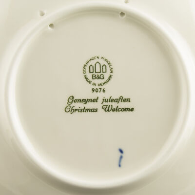 ROYAL COPENHAGEN BING&GRONDAHL PIATTO DI NATALE 1976 ORIGINALE PORCELLANA PRIMA