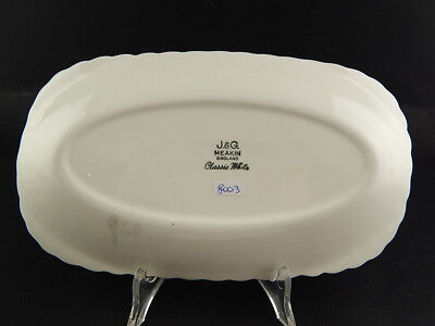 ANTICO 1939 PIATTO VASSOIO SANDWICH SEMI PORCELLANA J. & G. MEAKIN TRALCI UVA