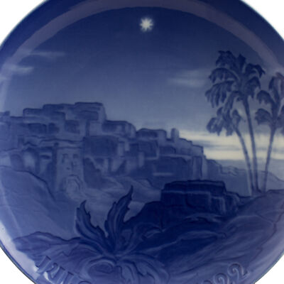 ROYAL COPENHAGEN BING&GRONDAHL PIATTO DI NATALE 1922 ORIGINALE PORCELLANA PRIMA