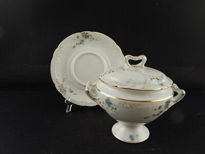 ANTICO LIBERTY 1900 PORCELLANA PIRKENHAMMER BOHEMIA PICCOLA ZUPPIERA EGOISTE