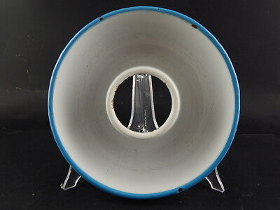 ANTICA FORMELLA CIAMBELLA LATTA METALLO SMALTATO SHABBY CHIC COLLEZIONE CUCINA