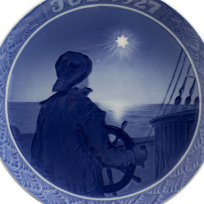 ROYAL COPENHAGEN PIATTO DI NATALE 1927 ORIGINALE PORCELLANA PRIMA SCELTA