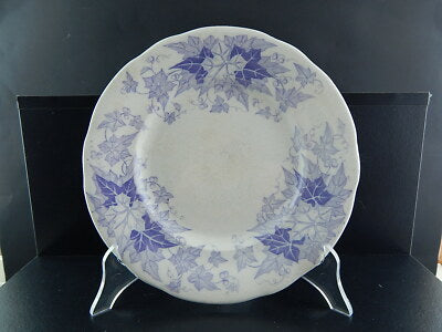 ANTICO PIATTO CERAMICA SARREGUEMINES U&C BRYONIA VIOLA FINE 1800 ART NOUVEAU 939