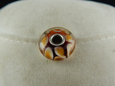 VINTAGE CIONDOLO CHARM TROLLBEADS VETRO DANISH COPENHAGEN DESIGN PRE 2000 #9