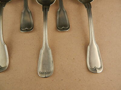 SET 3 FORCHETTE 3 CUCCHIAI ANTICHI ALPACCA ARGENTONE BERENDORF MILANO FINE 800