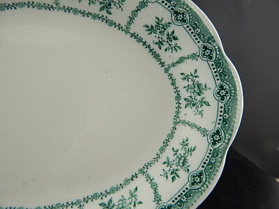 WEDGWOOD&CO MURIEL VERDE VASSOIO PIATTO PORTATA SEMI-PORCELLANA PRIMO '900