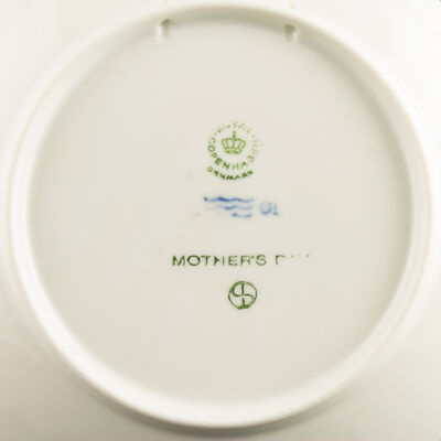 ROYAL COPENHAGEN PIATTO FESTA DELLA MAMMA 1981 ORIGINALE PORCELLANA PRIMA SCELTA