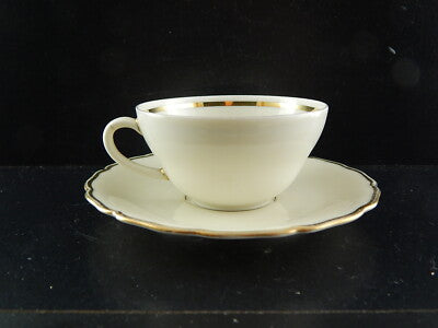 ANTICO PREZIOSO SERVIZIO CAFFÈ PORCELLANA PROFILO ORO BAVARIA SELTMANN WEIDEN