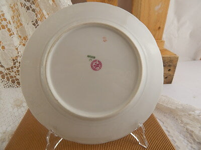 ANTICO PIATTO PORCELLANA GINORI CITTA' REDENTE RIVA TRENTO 1919 STEMMA SABAUDO