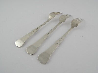 ANTICA RARA FORCHETTA LIBERTY ART NOUVEAU ARGENTATA BAGNO ARGENTO 925 SHEFFIELD