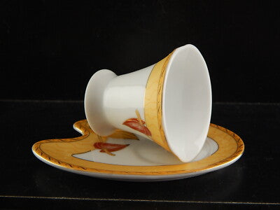 VINTAGE COLLEZIONE ELEGANTE RARA TAZZINA PORCELLANA STILE LIBERTY NOBLES