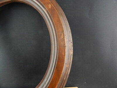 ANTICA CORNICE OVALE LEGNO NOCE MASSICCIO FINE 1800 ANTIQUE WALNUT OVAL FRAME