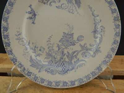 ANTICO INTROVABILE PIATTO CERAMICA RICHARD MILANO DECORO IDEA FARFALLA FINE 800