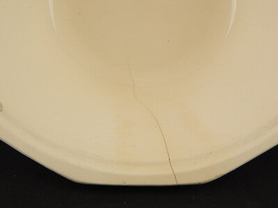 ANTICA ART DECO ZUPPIERA CENTROTAVOLA CERAMICA SARREGUEMINES DIPINTA A MANO