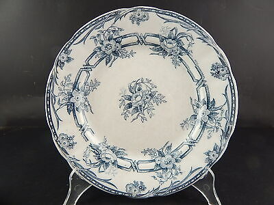 ANTICO PIATTO CERAMICA SARREGUEMINES CERES LAVANDA FINE 800 COLLEZIONE DIFETTO