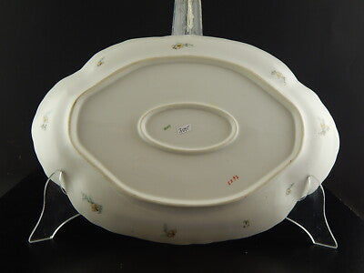 ANTICO PIATTO OVALE VASSOIO PORCELLANA FORMA AMERICA GINORI DOCCIA EPOCA LIBERTY