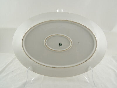 ANTICA RAVIERA GRANDE VASSOIO PIATTO PORCELLANA ART NOUVEAU SUISSE LANGENTHAL
