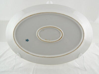 ANTICA RAVIERA O GRANDE VASSOIO PIATTO PORCELLANA ART NOUVEAU SUISSE LANGENTHAL
