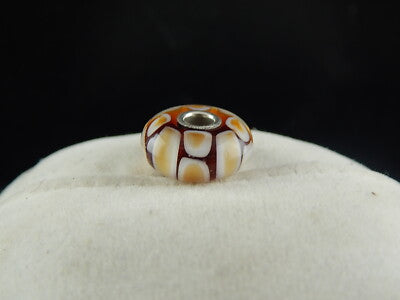 VINTAGE CIONDOLO CHARM TROLLBEADS VETRO DANISH COPENHAGEN DESIGN PRE 2000 #9