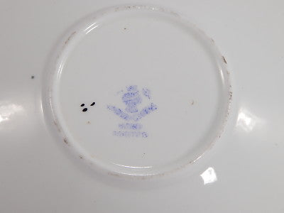 VINTAGE MID-CENTURY 6 SET TAZZA E PIATTINO PORCELLANA INGLESE C.W.S. WINDSOR