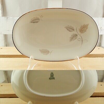 ANTICO VASSOIO PIATTO RAVIERA PORCELLANA H&CO HEINRICH SELB BAVARIA AUTUNNO