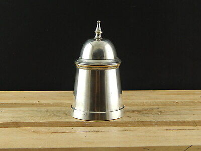 ANTICA 1900 ZUCCHERIERA POTICHE ARGENTATA SILVER PLATED